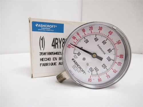Ashcroft 351005M02LXR5V/150; Compound Gauge 30Hg-0-150psi