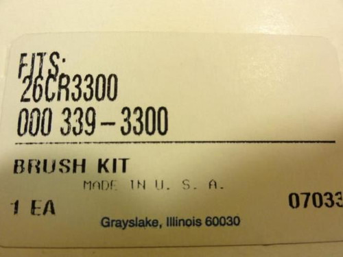 Intrupa Parts 26CR3300; Brush Kit