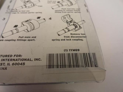 Westward 1YMG9; Box-12 Quick Disconnect Tool; 3/4" Tube
