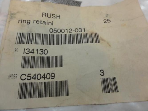 Crown 050012-031; LOT-25 Retaining Ring; 1/4" OD