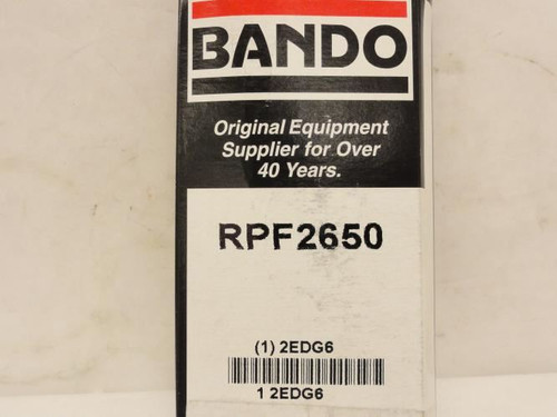 Bando RPF2650; Automotive V-Belt 2EDG6; 65" OL