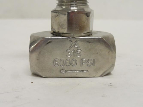 JBT VAN-20-0201; Needle Valve; SS-316; 6000PSI; Straight