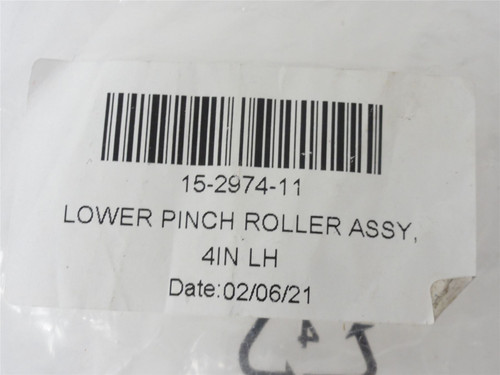 Honeywell 15-2974-11; Lower Pinch Roller Assembly; 4IN LH