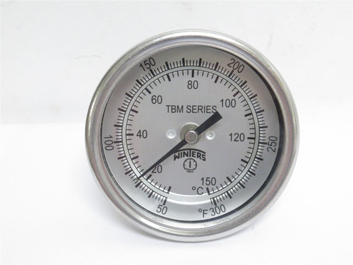 Winters TBM30025B9; Bi-Metal Pocket Thermometer; 50-300F