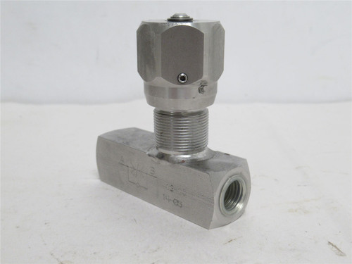 Tognella FT 2257/5-14; Flow Control Valve; SS; 400bar; 1/4NPT