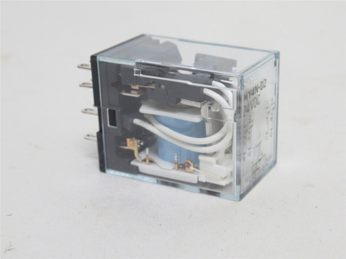 Omron MY4N-D2-DC24; Relay; 3A; 250VAC/30VDC; Coil 24VDC; 4PDT
