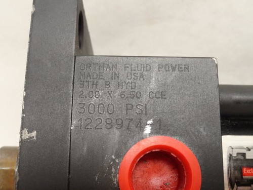 Ortman 1228974-1; Hydraulic Cylinder 2"ID x 6.5" Stroke