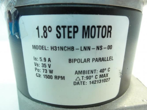 Kollmorgen H31NCHB-LNN-NS-00; Stepper Motor; 5.9A; 35V; 1500RPM
