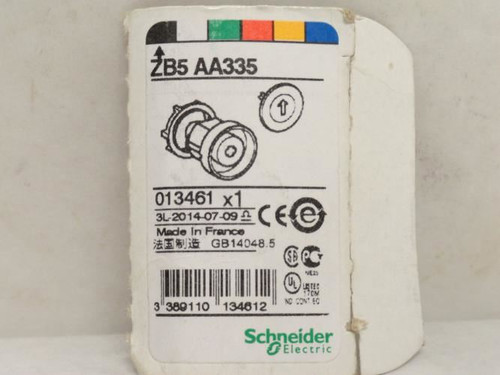 Schneider ZB5AA335; Black Flush Pushbutton; W/Arrow Up