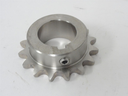 MFG- SS40B16X1-1/4"; Sprocket #40; SS; 16 Teeth; 1-1/4"ID