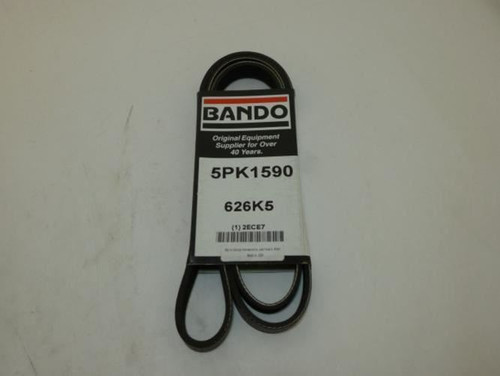 Bando 626K5; Serpentine Belt; 5PK1590
