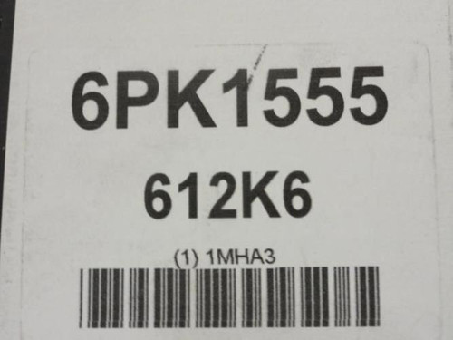 Bando 612K6; Serpentine Belt; 6PK1555
