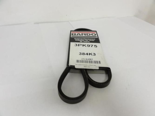Bando 3PK975; Serpentine Belt 384K3; 3-ribs 38.4"L; 2JZE7
