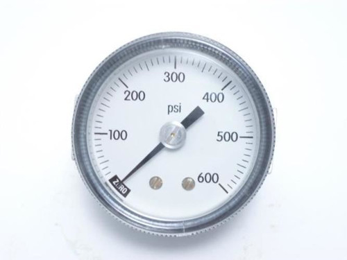 C-PT 4UA44; Pressure Guage; 1/8" NPT; 0-600 PSI; 2"