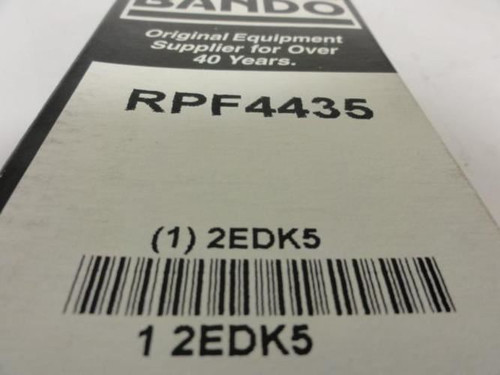 Bando 2EDK5; Auto V-Belt; 43.5" Long; Number RPF4435