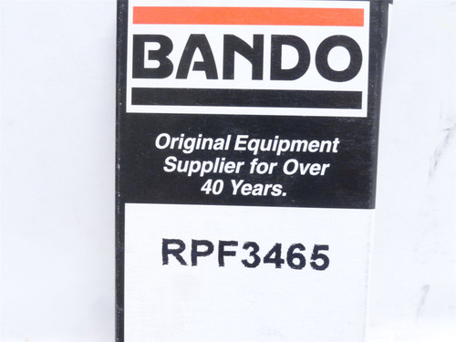Bando RPF3465; Auto V-Belt; 46.5" Long
