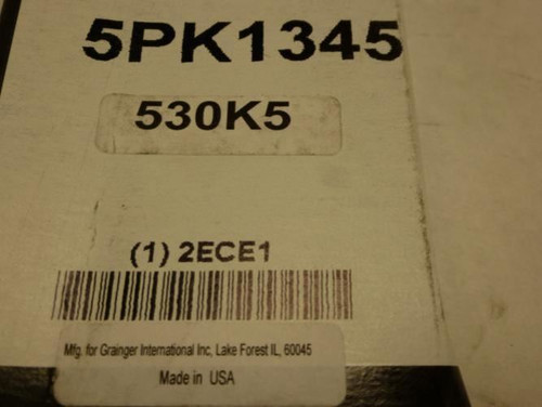 Bando 5PK1345; Serpentine Belt 530K5; 5-ribs 53.0"L; 2ECE1