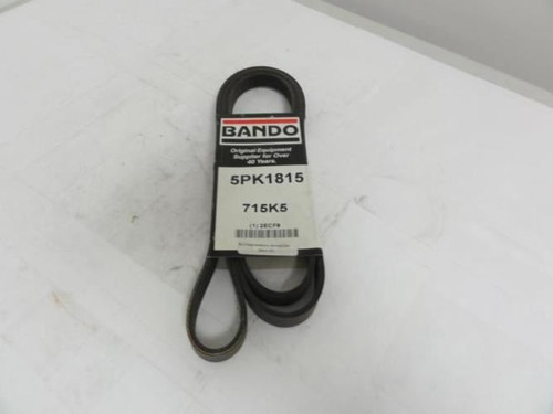 Bando 5PK1815; Serpentine Belt 715K5; 5-ribs 71.5"L; 2ECF8