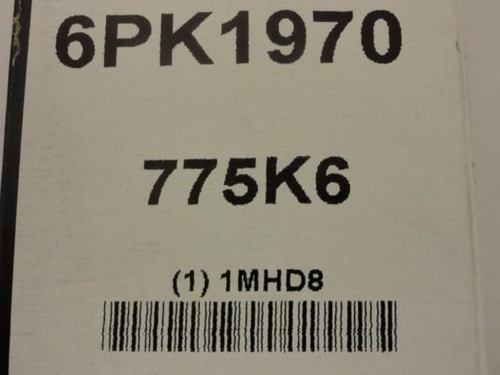 Bando 6PK1970; Serpentine Belt 775K6; 6-ribs 77.5"L; 1MHD8