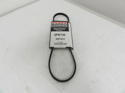 Bando 3PK755; Serpentine Belt; Industry Number 297K3