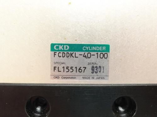 CKD FCDDKKL-40-100; Slide Box Cylinder 40mm Bore; 100mm Stroke
