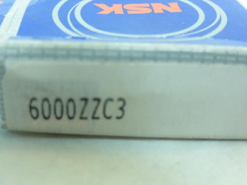 NSK 600ZZC3; Ball Bearing; 10mm ID; 26mm OD; 8mm Width