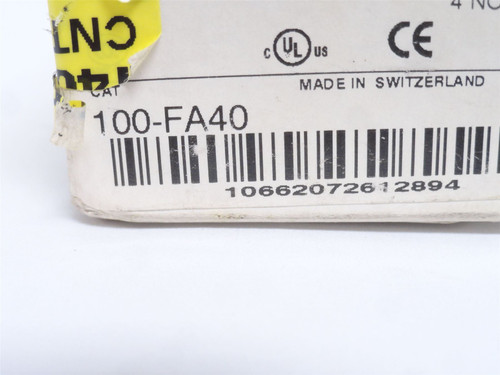 Allen-Bradley 100-FA40; Aux-Contact Block; 4-NO; 10A; 600VAC