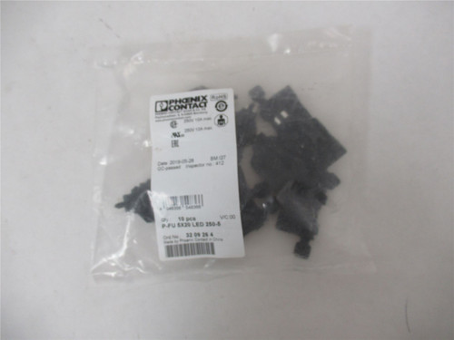 Phoenix Contact P-FU 5x20 LED 250-5; Lot-10FusePlug250V 6.3 A