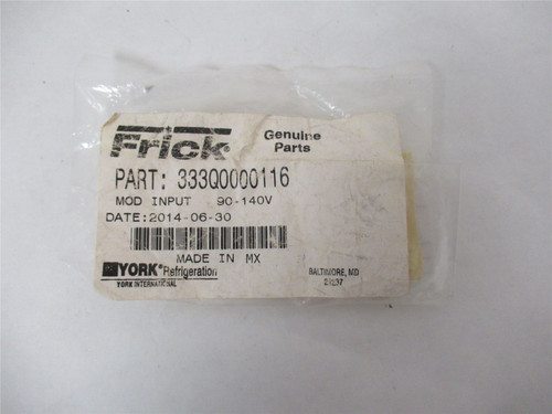 Frick 333Q0000116; Input Module 90-140V