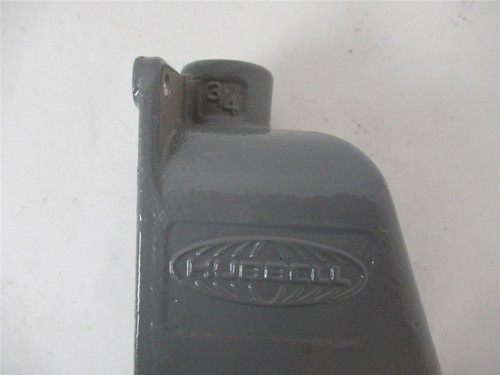 Hubbell BB201W; Pin&Sleeve Box 3/4" for use w/3;4;5Wire