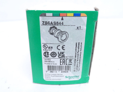 Schneider ZB5AS844; Turn to Release E-Stop Button; 22mm Mount