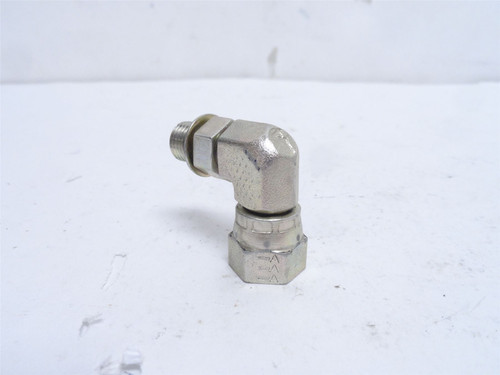 Eaton 2068-4-4S; Adaptor Elbow 90Deg; 1/4NPT Swivel; 1/4 BOSS