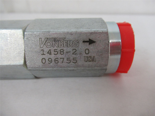 Vonberg 1458-2.0; Hydraulic Valve Inline 2.0 50/3500 PSI