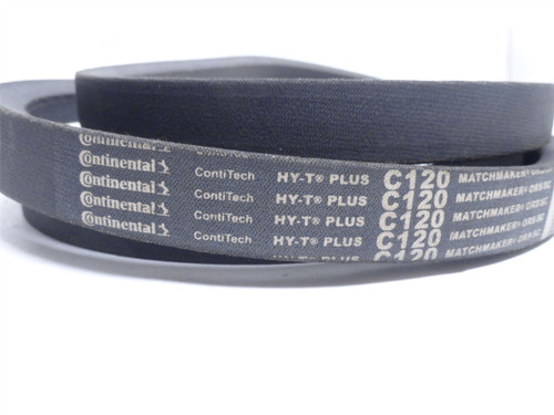 Continental C120; V-Belt; 124" Long x 7/8" Top Width