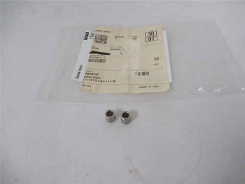 Multivac 108098745; Lot-2 Spacer 10mmL 10mmOD 6.5mm ID