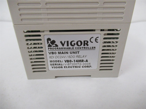Vigor VB0-14MR-A; Programmable Controller 24 VDC
