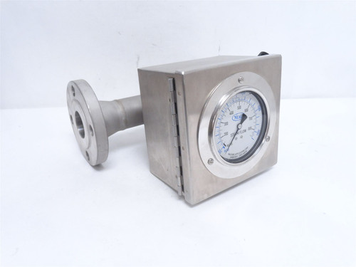 MAC STM-750KG-1.5-F-VD; Vertical Down Stream Flow Meter; SS