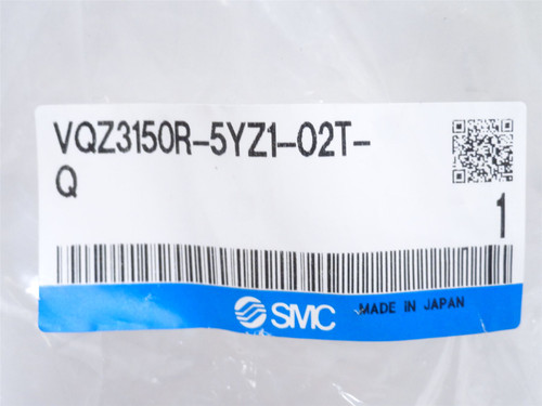 SMC VQZ3150R-5YZ1-02T- Q; Solenoid Air Valve; 0.7MPa; 24VDC