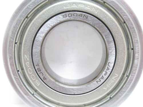 NSK 6004NZZ; Ball Bearing 25mmID x 47mmOD x 12mm Width
