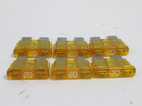 Buss ATC-20; Lot-6 Automotive Fuse; 20A; 32V; Fast Acting