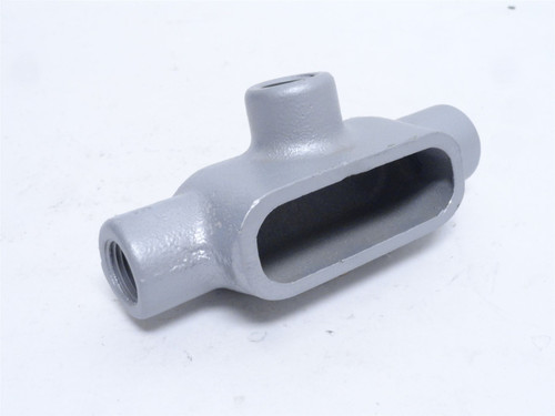 Appleton T17; Iron Conduit Body; T-Type; 1/2NPT