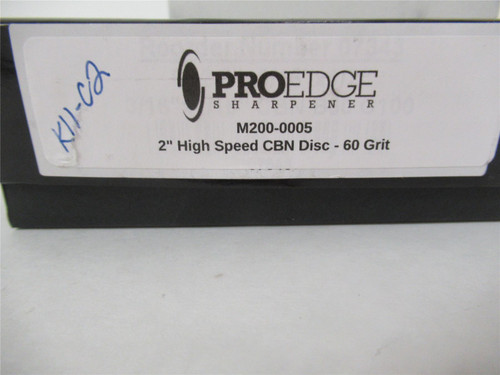 ProEdge Sharpener M200-0005; 2" High Speed CBN Disc 60 Grit