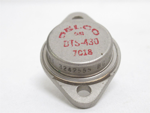 Delco DTS-430; Discrete Radio Transistor; 300V