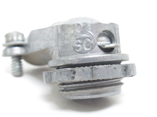 Steel City XC-290; Lot-2 Conduit Connector; 90Deg; Size: 3/8"
