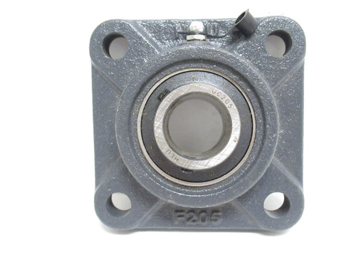 MFG- UCF205-25MM; Flange Bearing; 25mmID; 4-Bolt; W/Lube Fit
