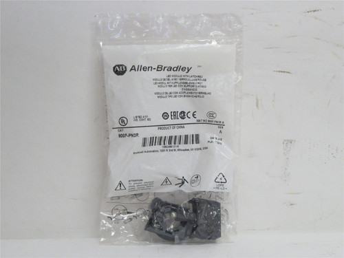 Allen-Bradley 800F-PN3R; Red LED Module W/ Latch; 24V AC/DC