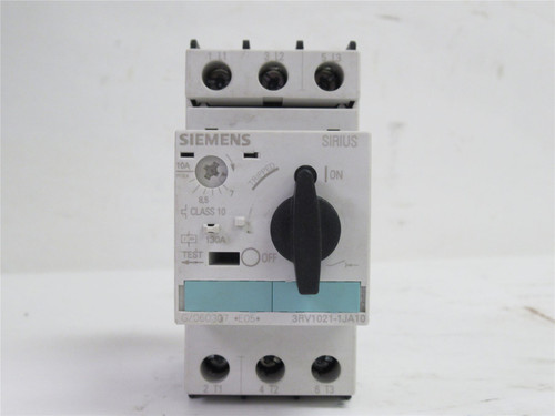 Siemens 3RV1021-1JA10; Manual Starter; 690V; 10A;  3P