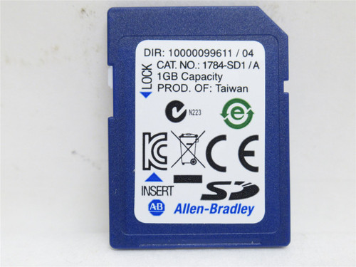 Allen-Bradley 1784-SD1/A; Memory Card; 1GB; ControlLogix 5570