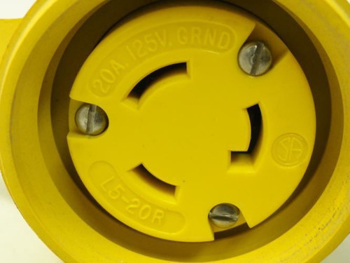 Woodhead 27W47; Locking Plug Connector; 20A; 150V