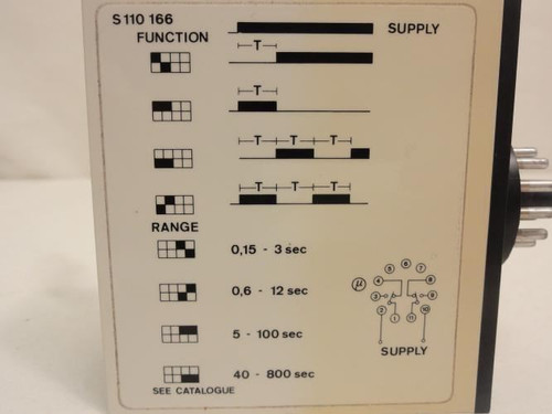 Carlo Gavazzi S110166115; Multifunction Timer 115VAC; 3vA